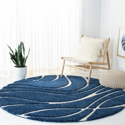 Umaiza Shag Performance Abstract Rug