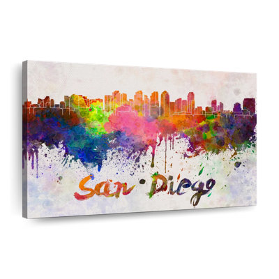 " San Diego Skyline Colours " by Naomi Heart