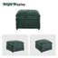 Repose-pieds carré 28 po (ensemble de 2)-1311034795