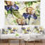 Tapisserie d'art vecteur transparente fleurs Floral-28483488