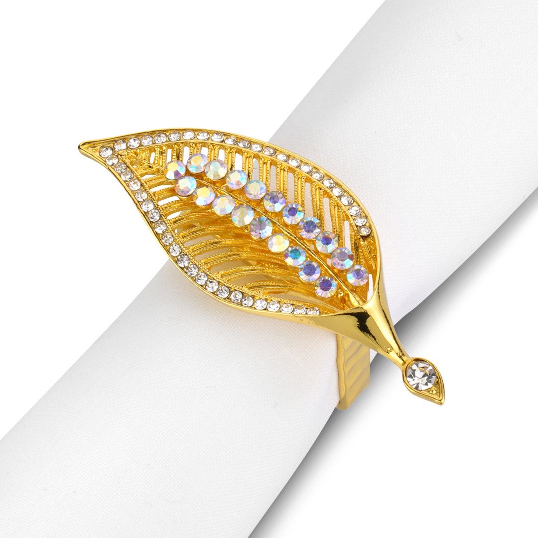 Sparkle Napkin Ring (Set of 4) Rosdorf Park 