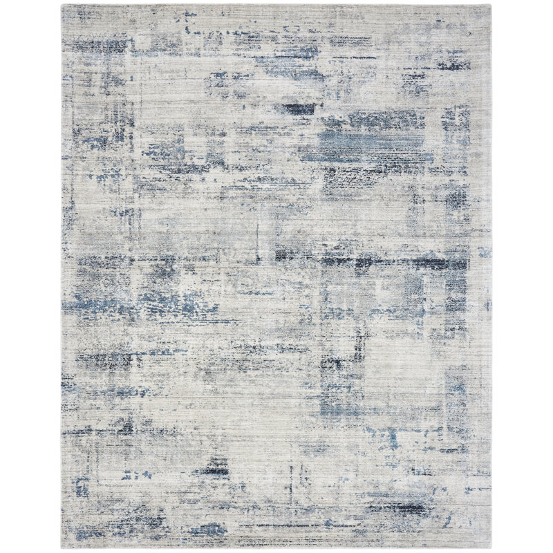 Biyron Viscose Abstract Indoor Rug, Rectangle  2' x 3'