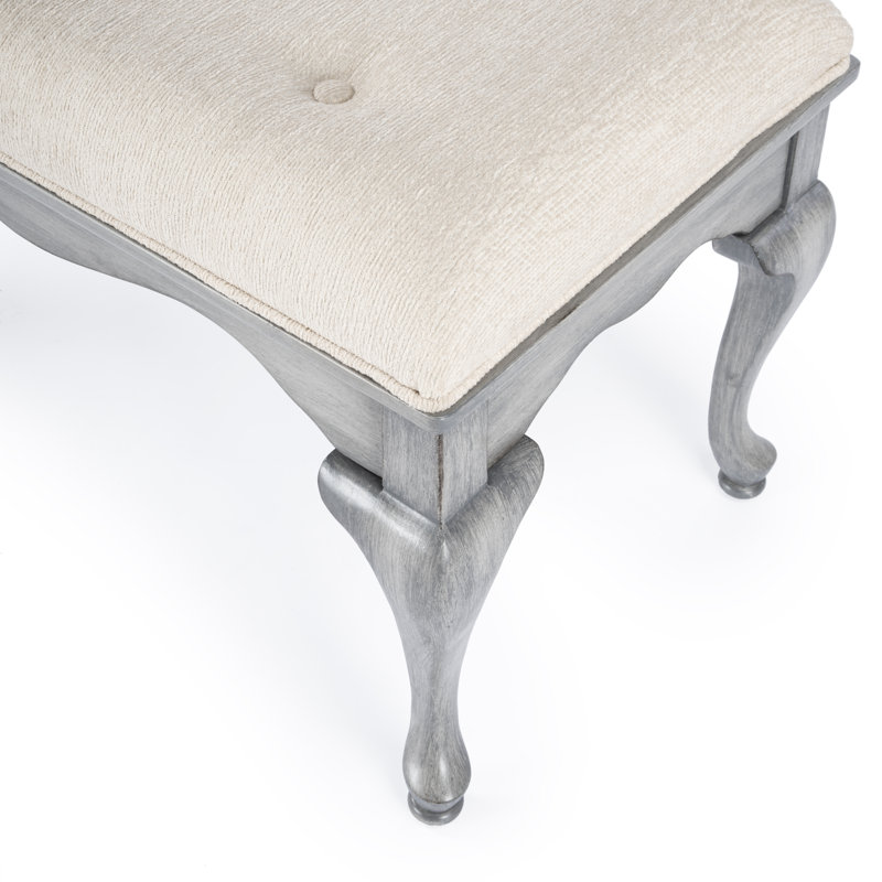 Grace Bedroom Bench, Gray