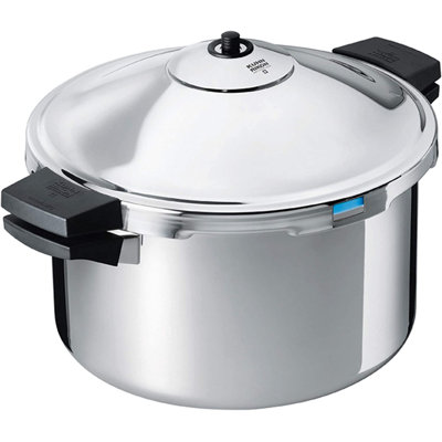 Kuhn Rikon 8.4-Quarts DUROMATIC® Stovetop Pressure Cooker, Stainless Steel