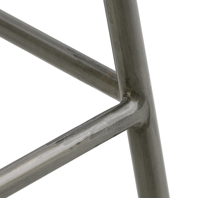 Drew Counter Stool with Metal Frame, Grey