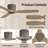48 in. 3-Solid Blades Indoor Standard Ceiling Fan Flush Mount with Remote-1853448630-1853448629