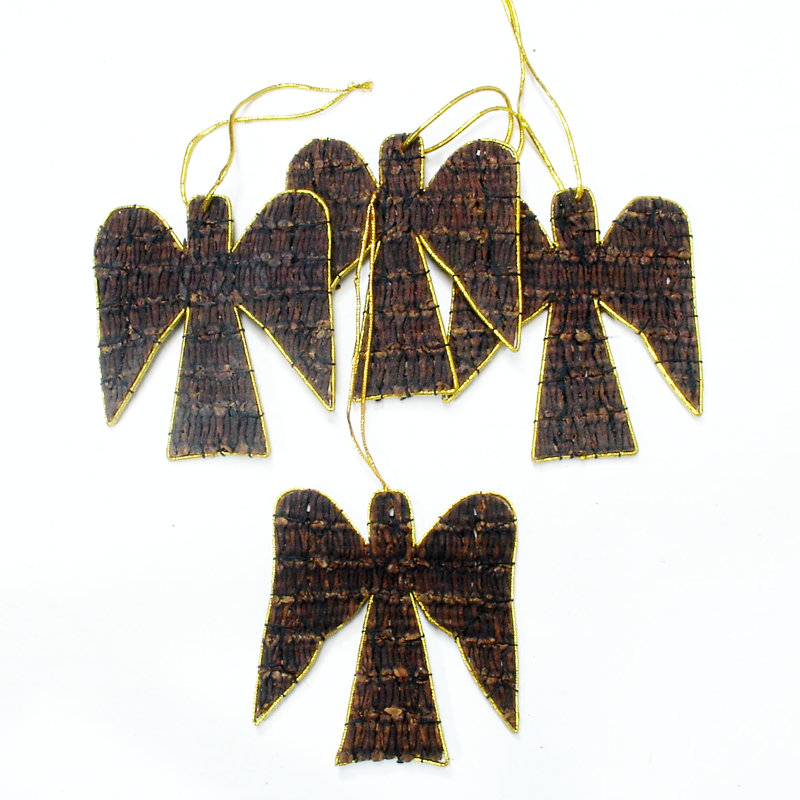 Figurine suspendue malaikat cengkeh complexe handwoven-ange ange