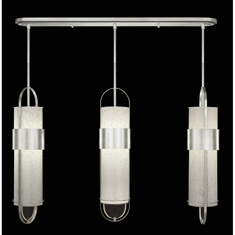 Bond 6 - Light LED Pendant, White, Silver