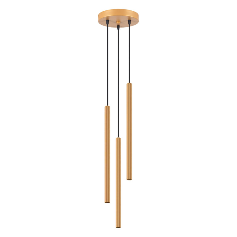 Bjarnhild 3 - Light Stainless Steel Pendant, Gold