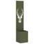  Garden Privacy Screen Olive Green 32 X 140 Cm Cold-Rolled Steel-465801391