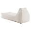 Chaise longue beige