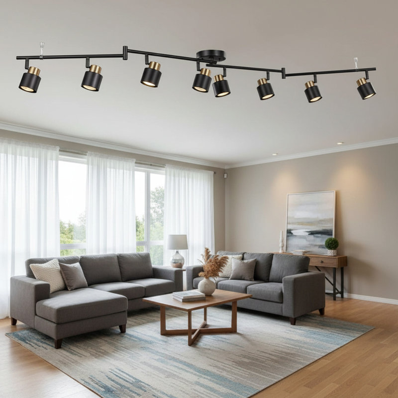 63'' 8-Light Foldable Track Lighting Kit