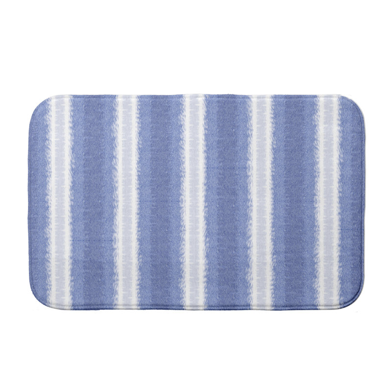 Tapis pour salle de bain Geart Line, l 24 po x L 17 po, Bleu