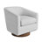 Forno Upholstered Swivel Barrel Chair With Wood Base-1709554201