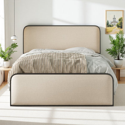 Upholstered Bed with Storage