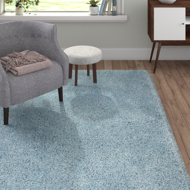 Biron Solid Colour Shaggy Rug, Rectangle 200 x 290cm