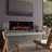 1500W Recessed-in Electric Fireplace with 3-Color Top Light, Remote Control, and Touch Screen-97996700