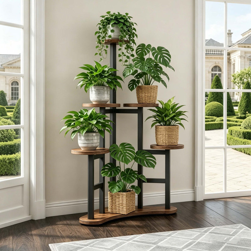 Présentoir de plante d'intérieur