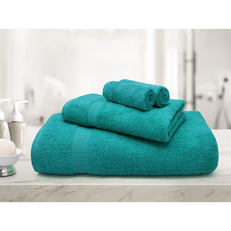 Perdew Bath Towel Super Absorbent 550 gsm Luxury Egyptian-Quality Cotton 70x125, Pine Green