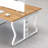 Milaynah 47.24'' W Rectangle Partition Desk