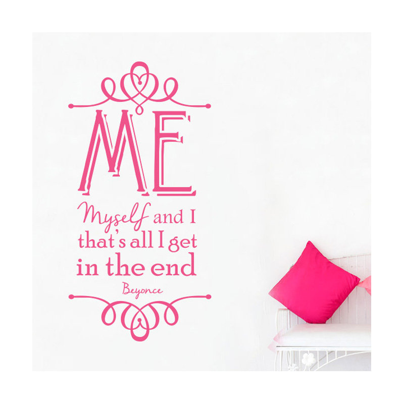 Wall Decal, Medium, Pink