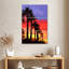 Alvord Palm Tree Sunset Illustration-108592709