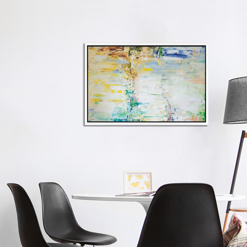 Penny by Shalimar Legaspi - Painting on Canvas, 101.6 cm H x 66.04 cm W, White Floater Frame