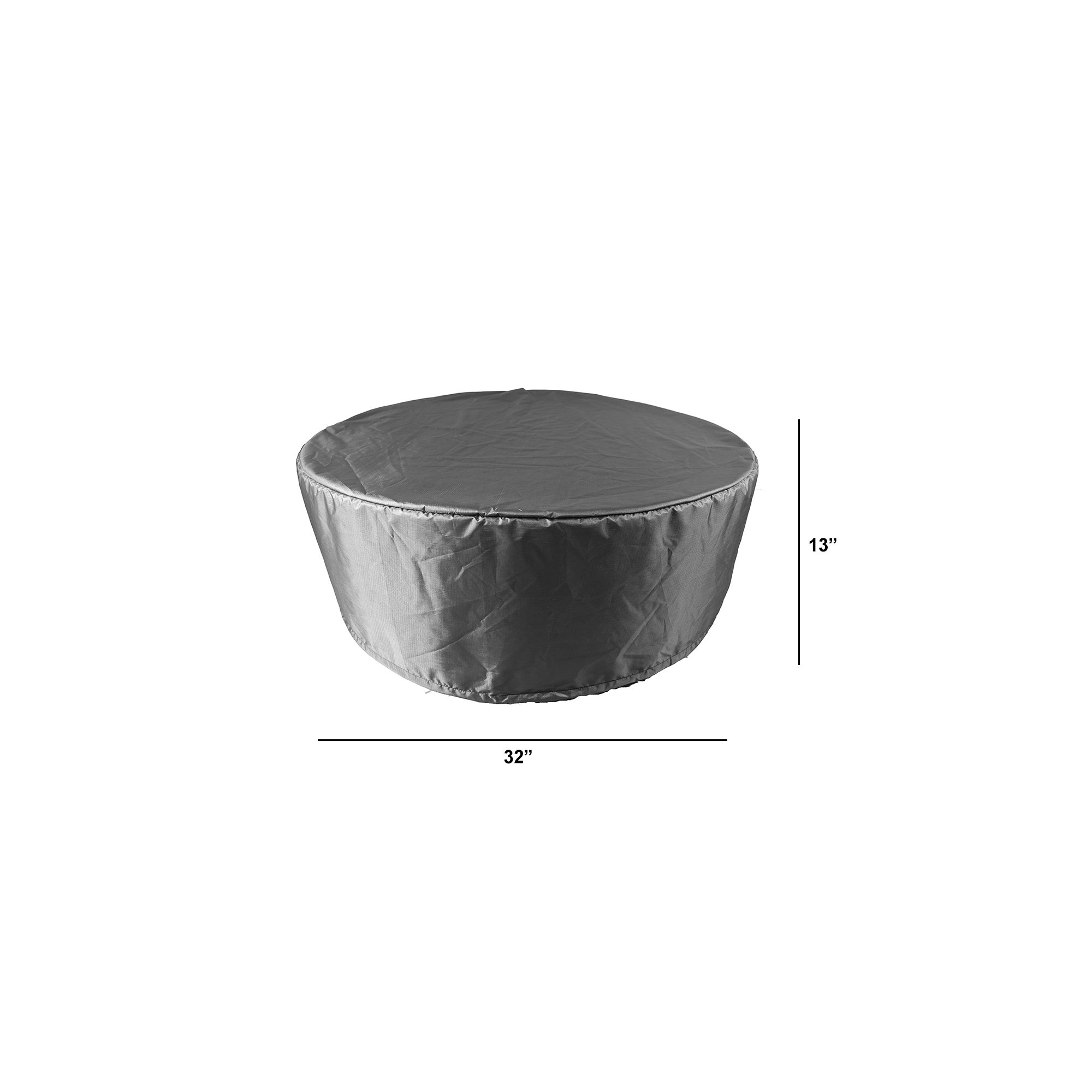 Almita Outdoor Patio Table Cover, 13" H x 32" W x 32" D