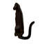Crochets muraux pour chien en fonte marron vieilli, lot de 3, hauteur 11,4 cm (4,5 pouces).