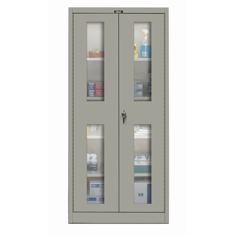 Armoire de rangement 400 H 72 po x l 36 po x P 18 po 400 Series, Gris foncé