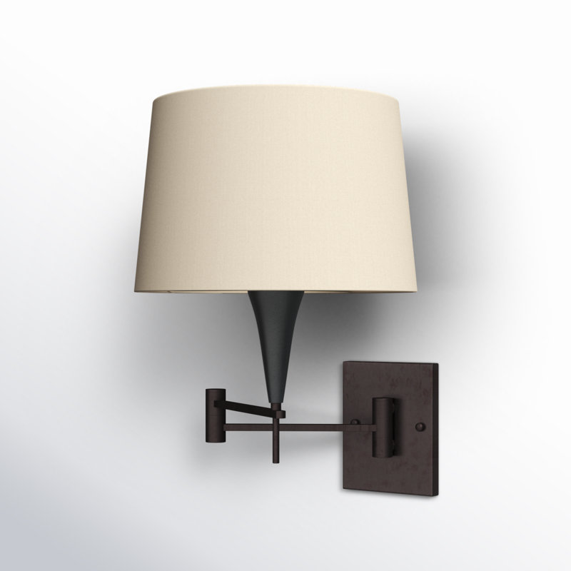 1 - Light Dimmable Bronze Swing Arm