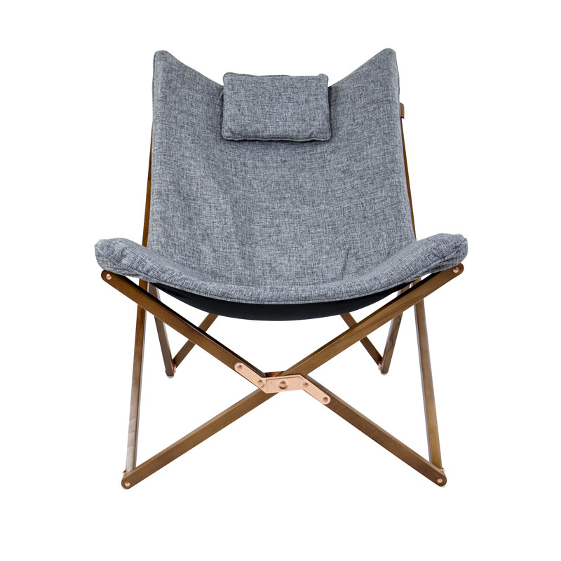 Sipple Folding Camping Chair with Cushion