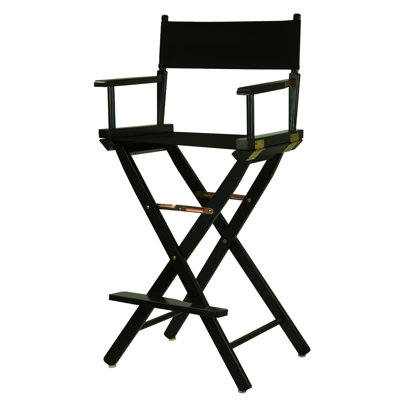 Chaise de réalisateur pliante de 30 po avec toile