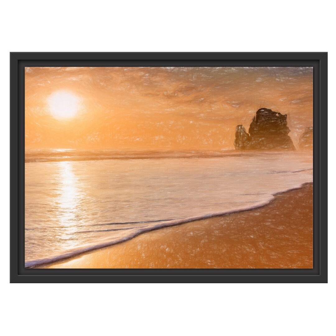 Gerahmtes Poster Ocean Sunset