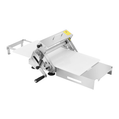 Manual Dough Sheeter & Roller – Adjustable Stainless Steel Pasta Machine (0-25Mm) – Heavy Duty Non-Electric Pastry Press For Home Baking, Restaurants & Cafes