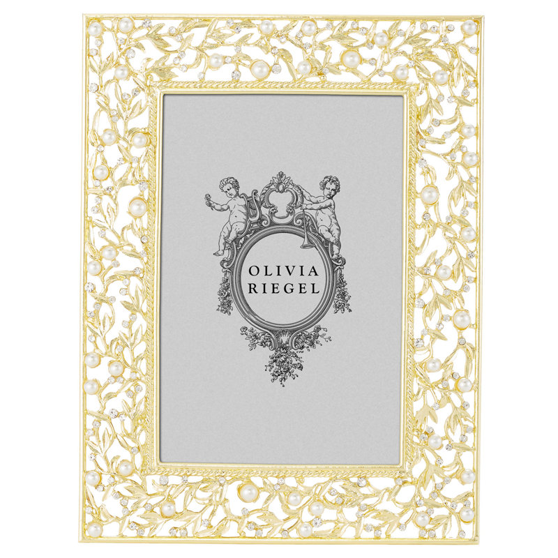 Eleanor Metal Picture Frame, 8" x 10", Gold