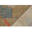 Geometric Hand-Knotted Rectangle 9' x 12' Cotton/Wool Area Rug in Beige/Blue
