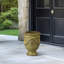 Anduze French Yellow Ceramic Round Planter with Drainage Hole-2086889677