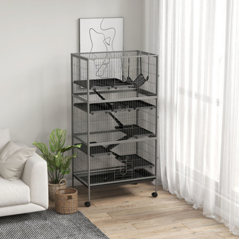 Cage à 6 niveaux pour petits animaux