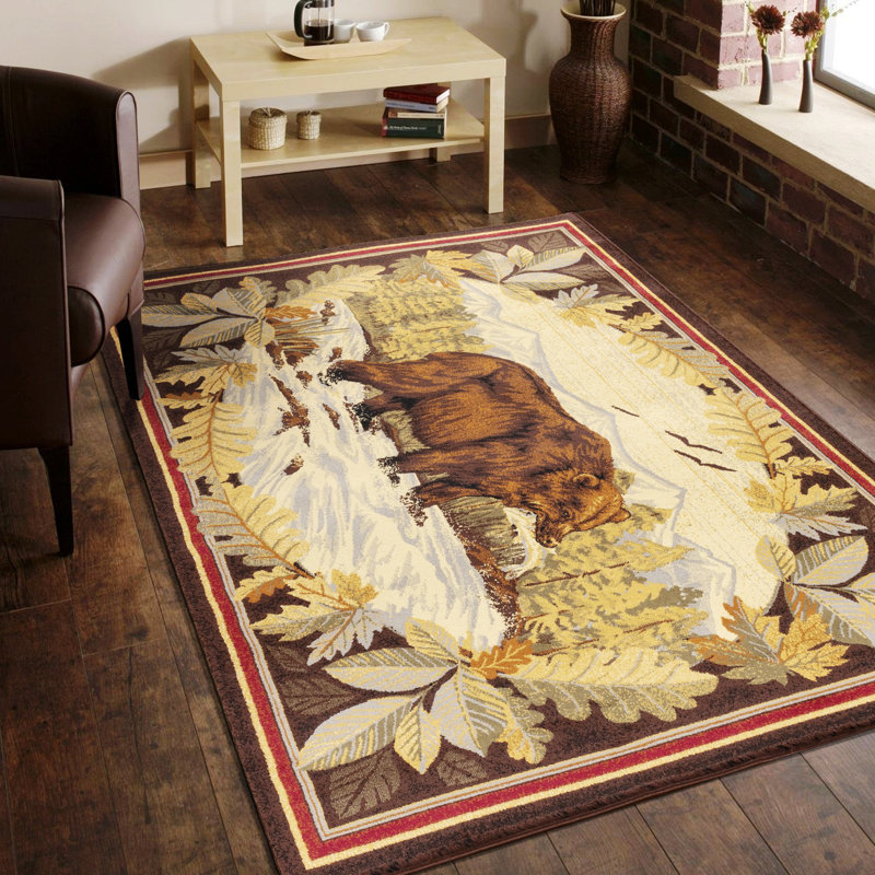 Elegant Area Rug, Polypropylene Rug, Rectangle 2' x 3'