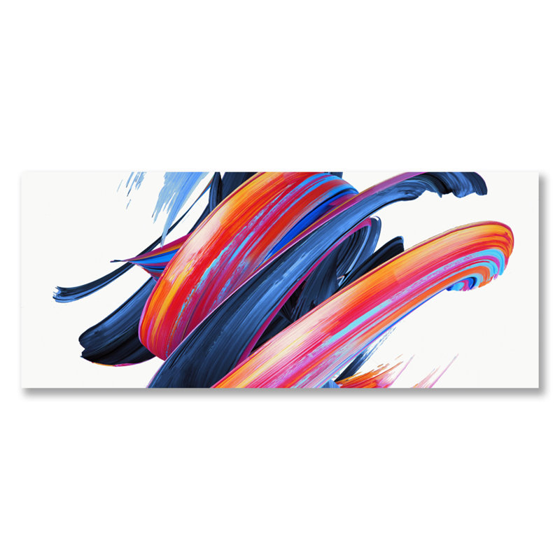 Twisting Strokes Print, Metal