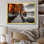 Orange Lake Orange Lakeside Whispers - Lake House Cottage Wall Art Prints