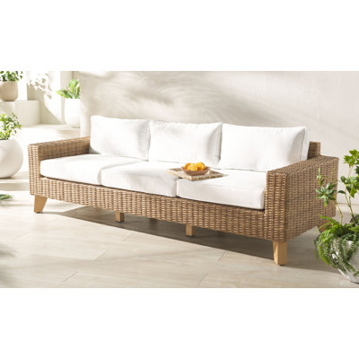 Margarita Wicker Patio Sofa