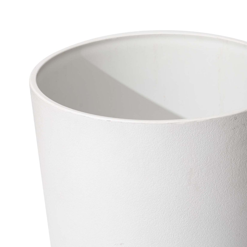 Staebell Tapered Planter, White, 20" H x 11.5" W x 11.5" D