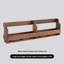 Support à vin mural en bois massif-2131990621