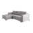 100 % lin gris clair est en rupture de stock