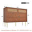 Metal Rectangle Accent Cabinet