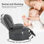 Modern Swivel and Rocking Recliner with Heating and Massage-1654429114