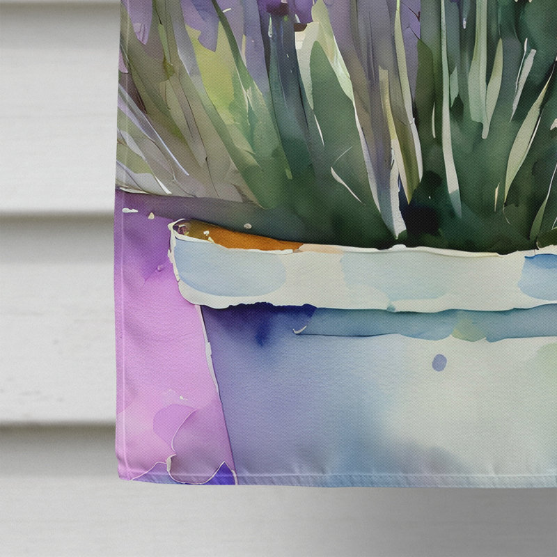 Lavande dans un drapeau de maison aquarelle