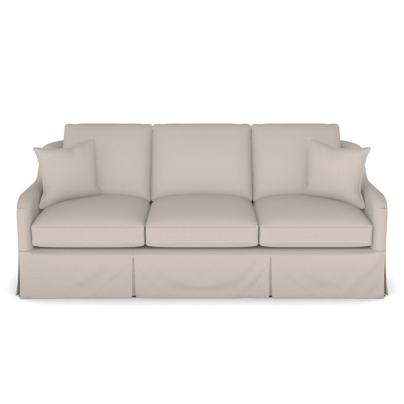 Fisher Waterfall Skirt Sofa, Nadia Steam